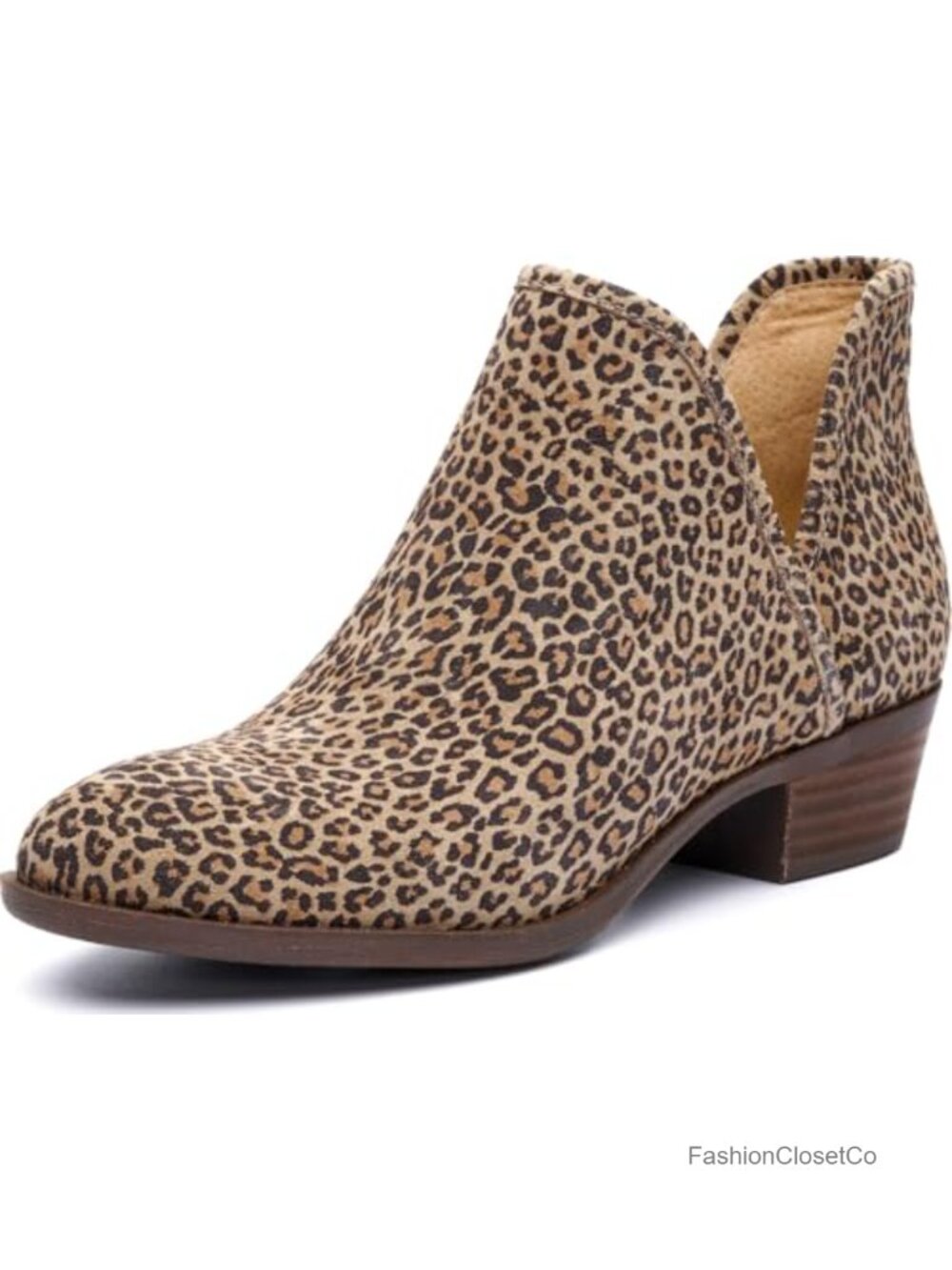 Lucky Brand Women's Baley Ankle Boots Suede Pull-On Western Bootie